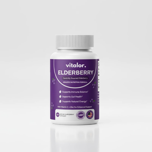 Vitalor Gut Support Complex with Elderberry, Zinc & Vitamin C